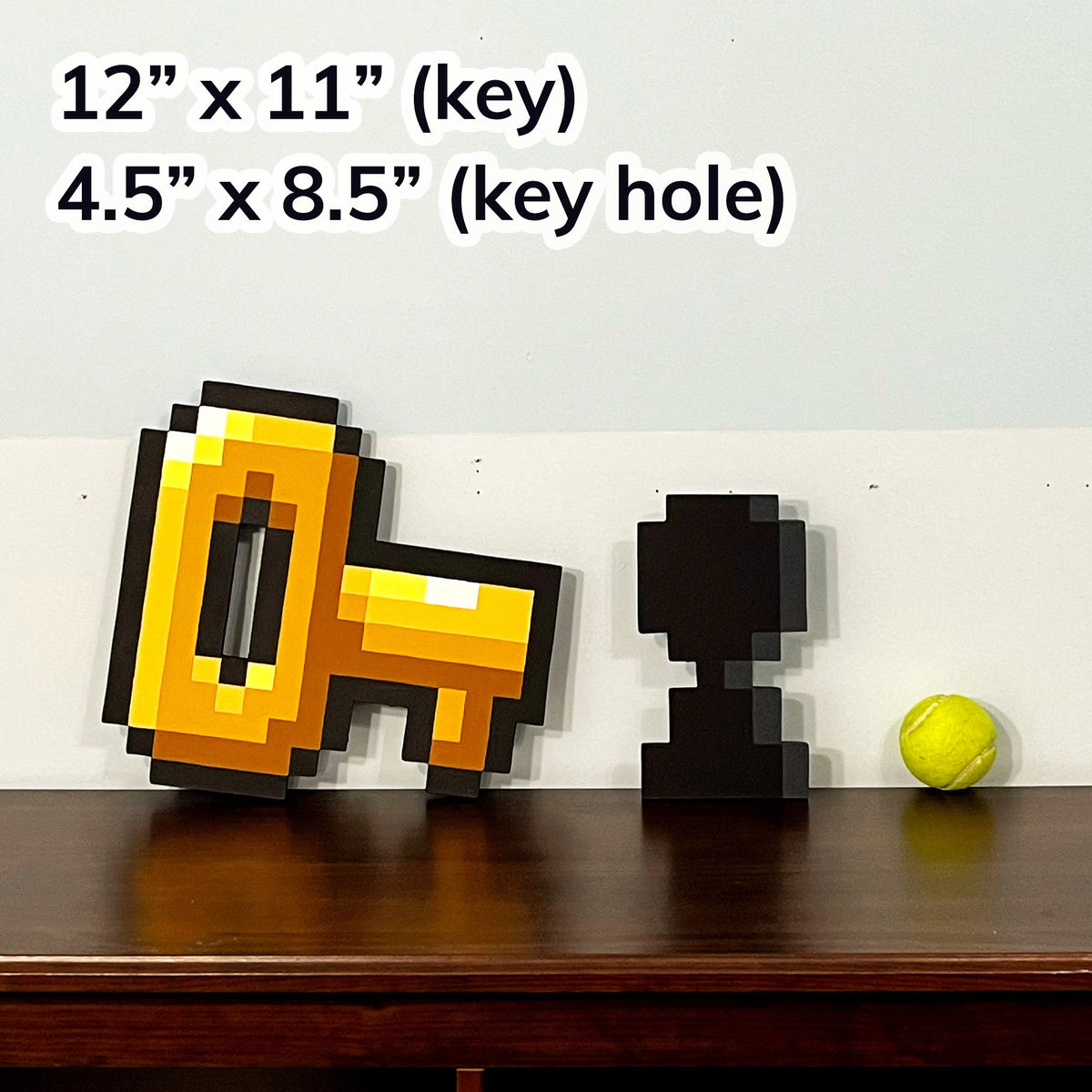 Mario Key & Keyhole (wood)