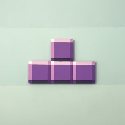 Tetris Piece Purple (wood)