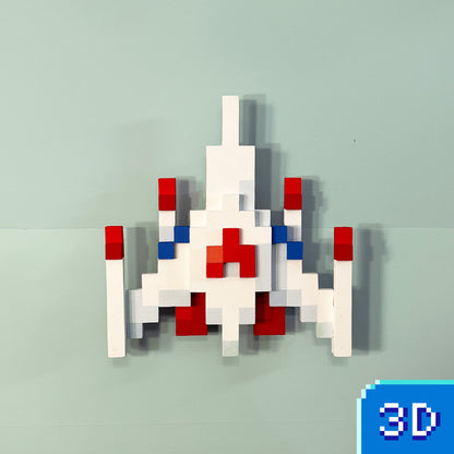 Galaga Ship, Optional Blaster Shots (wood)